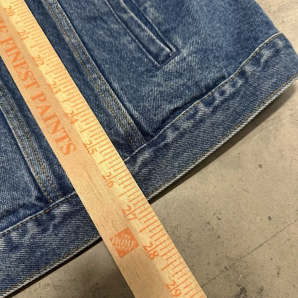 Vintage 1991 Planet Hollywood Atlantic City Jean‎ Jacket XL